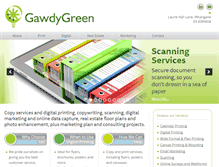 Tablet Screenshot of gawdygreen.co.nz